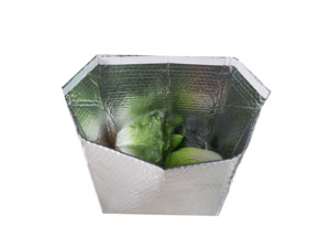 Bolsas enfriadoras con revestimiento de caja térmica de lámina de <span class=keywords><strong>plata</strong></span> con aislamiento térmico de estilo de diseño industrial en forma de hoja - Product Image 6