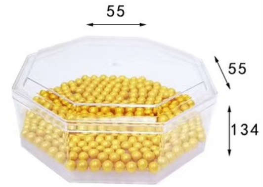 Clear-5.5X5.5X13.4cm