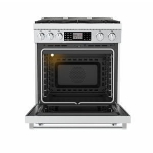 30 इंच 5 बर्नर गैस रेंज फ्रीस्टैंडिंग गैस कुकर के साथ टच कंट्रोल कन्वेक्शन गैस स्टोव के साथ - Product Image 3