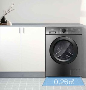 מכונת כביסה ביתית גדולה, רב תכליתית, עם החלפה אוטומטית של תדר, ייבוש בגלילים, הסרת קרדית, כביסה מהירה - Product Image 5