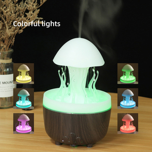 Jellyfish Shape Ultrasonic Aroma Diffuser Humidifier Color Changing Night <b>Light</b> Humidifier For Bedroom <b>Sleep</b> Atmosphere - Product Image 4