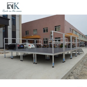 เวทีอลูมิเนียมสี่ขา แข็งแรงทนทาน สำหรับงานแสดงสินค้าและบูธแสดงสินค้า - Product Image 6