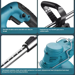 Điện Trọng lượng nhẹ nhỏ đẩy <span class=keywords><strong>edger</strong></span> công cụ Lithium Vườn cỏ máy cắt có thể sạc lại pin Powered cỏ tông đơ - Product Image 4
