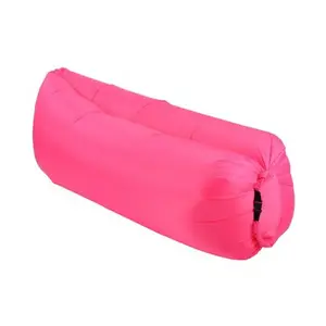 Sofá inflable portátil para exteriores, tumbona con luz led, superventas, para playa