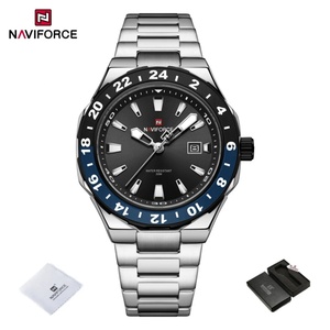 Reloj NAVIFORCE para Hombre de Alta Calidad, Cuarzo, Resistente al Agua 3ATM, Acero Inoxidable, Casual, Lujoso, 2025 - Product Image 1