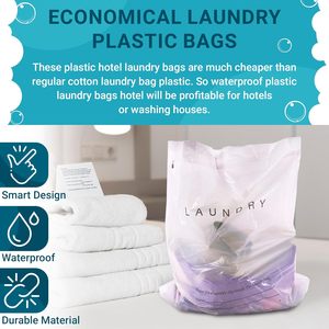 Custom Logo Eco-Friendly Biodegradable Recyclable 100% Cotton Linen Hotel <b>Travel</b> Spa <b>Laundry</b> <b>Bag</b> - Product Image 4