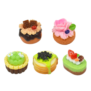 Adornos de resina con forma de pastel dulce, modelo de comida en miniatura para manualidades, casa de muñecas, juguetes, fundas de teléfono DIY - Product Image 6