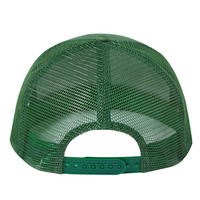 Topi Snapback 7 Panel dengan Patch Tenun Kustom, Topi Trucker Jaring 7 Panel