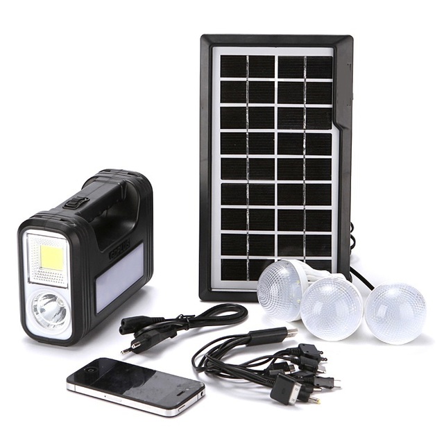 Picnic Camping Portable Solar Generator Solar Kits Outdoor Solar Lighting Panel Power System With Led Light
