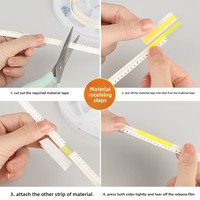 Cinta de Unión SMT, Cinta Portadora SMD Antiestática Resistente al Calor con Adhesivo Acrílico PET de una Sola Cara para Fabricación SMT
