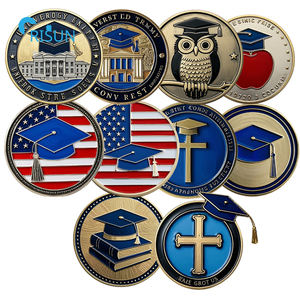 Monedas Conmemorativas Personalizadas para Graduación, Recuerdo Escolar, Universitario, de <span class=keywords><strong>Colegio</strong></span>, para Estudiantes, Moneda de Desafío de Graduación Personalizada - Product Image 1