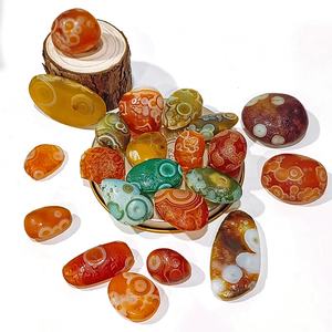 Cristalli curativi naturali all'ingrosso muschio crudo Gobi agata pietre preziose tibet cielo occhio pietra rara agata verde pietre per gli occhi per la <span class=keywords><strong>guarigione</strong></span> - Product Image 5