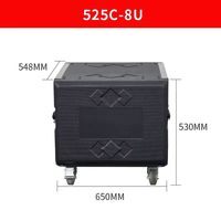 Performance de scène professionnelle équipement de son Audio PE plastique boîtier d'aviation amplificateur haut-parleur Microphone stockage roue boîte à outils