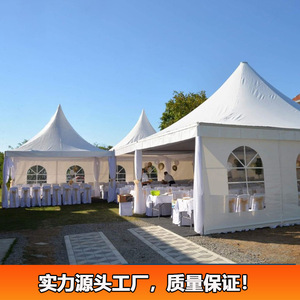 Carpa Pagoda de 5 Metros, Carpa de Techo Puntiagudo Europeo de Aluminio para Exteriores, Gran Espacio, Resistente a la Lluvia, al Viento y a los Rayos UV, Carpa Piramidal Plegable - Product Image 3