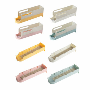 Foldable Extendable Beverage Storage <b>Rack</b> Rectangle Cold <b>Drink</b> Organizer For Fridge Beer Cola Storage - Product Image 2