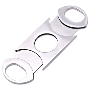 Stainless Steel Cigar Scissors Bar Shape Portable Pocket Cutter For Cigar Accessories Bulk Specification - Product Image 2