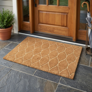 Tapete de Entrada de Fibra de Coco con Respaldo de PVC, Hecho en India, Duradero, Ecológico, Antideslizante, Apto para Mascotas, Uso en Interiores y Exteriores, Precio Bajo - Product Image 2