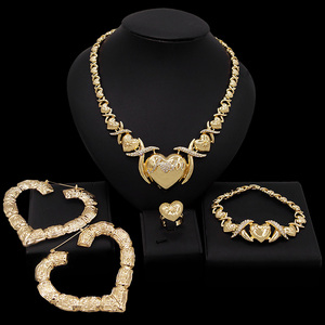 חדש עיצוב זהב מצופה תכשיטי 18k חסר צוואר לנשים - Product Image 3