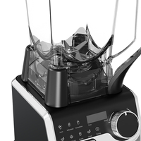 RANBEM 800W 2L Blender électrique robuste pour glace pilée avec 6 lames en acier inoxydable Sus304 et boîtier en plastique ABS pour usage commercial et domestique