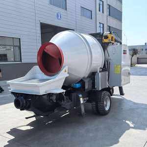 L-200 Betonmixer Cementmachine Diesel Betonpomp Elektrische Betonmixer met Pomp voor Cementmenging Bouw - Product Image 4