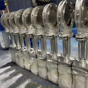 Vanne à couteaux pneumatique en acier inoxydable résistante à l'usure pour ligne de transport de boues de charbon et de minerai - Product Image 5