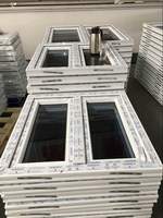 Ventanas Corredizas de PVC de Doble Acristalamiento con Diseño Moderno, Marco de Plástico Horizontal, Aislamiento Térmico para Viviendas