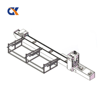 Machine de découpe laser à fibre CNC multifonctionnelle à 5 axes AI de refroidissement par eau pour tubes métalliques carrés/ronds/ovales