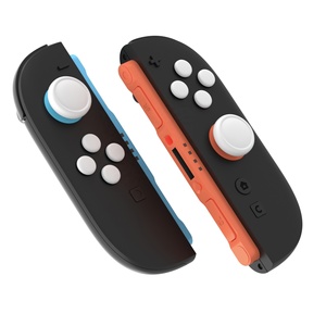 Switch 2 <b>Controller</b> Button Caps+Thumb <b>Grip</b> Set - 2 Silicone Colorful ABXY Directional Button Covers & 2 Joystick Caps for Joycon - Product Image 3