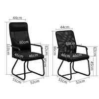 Chaise de bureau ergonomique confortable pour la maison et le bureau, idéale pour les longues sessions de travail et les conférences