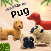 Jouet anti-stress Douyin, produit phare : jouet à presser pour la décompression, modèle cochon, lapin, bouledogue, shiba.