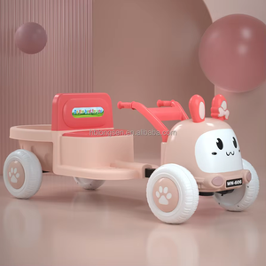 Elektrisches Aufsitz auto für Kinder mit doppeltem, großem, komfortablem, batterie betriebenem 4-Rad-Lernspielzeug mit Fernbedienung - Product Image 4