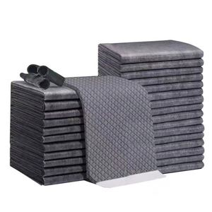Tapis d'apprentissage de propreté super absorbant en coton 100% écologique et jetable avec charbon de bois pour chiens, chiots et chats - Product Image 2