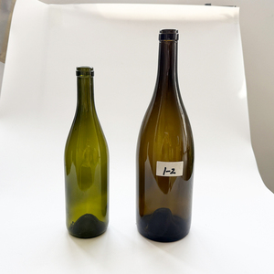 240ml 720ml 1500ml 1800ml Màu Đen Nâu ô liu màu xanh lá cây Thủy Tinh chai rượu vang với nút chai cho rượu sake rượu vang <span class=keywords><strong>soju</strong></span> makgeolli rượu vang lấp lánh - Product Image 2