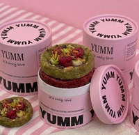 Nouvelle boîte cadeau, tube en kraft recyclable pour gâteaux et bonbons, boîte cylindrique en carton de luxe, tube en papier pour cheesecake et biscuits