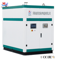 Nouveau Chauffe-huile thermique horizontal entièrement automatique à tubes de flamme, haute pression, en acier inoxydable, pour gaz naturel liquéfié (GNL) et mazout, usage industriel, triple