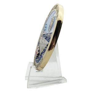 Logotipo de personalización de fábrica 3D esmalte suave <span class=keywords><strong>Barco</strong></span> <span class=keywords><strong>Pirata</strong></span> recuerdo monedas DISEÑO DE Metal doble chapado Aleación de Zinc colección monedas - Product Image 5