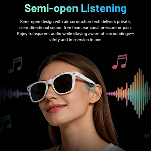 Gafas Inteligentes Ligeras y Modernas con Reproducción de Música Inalámbrica, Llamadas Manos Libres y Control por <span class=keywords><strong>Voz</strong></span> - Product Image 6