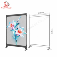 Écran LED holographique intérieur P3.91 2008x2449mm pour la publicité