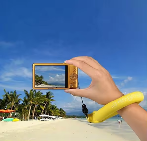 Sangle de poignet flottante imperméable à haute flottabilité <span class=keywords><strong>pour</strong></span> téléphone/appareil photo d'action <span class=keywords><strong>pour</strong></span> <span class=keywords><strong>iPhone</strong></span>/GoPro/DJI <span class=keywords><strong>Osmo</strong></span>/Insta360 Piscine Plage Plongée en apnée Natation - Product Image 5