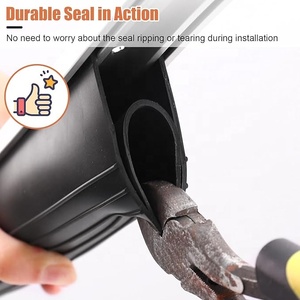 <span class=keywords><strong>Kit</strong></span> <span class=keywords><strong>de</strong></span> joint <span class=keywords><strong>d</strong></span>'étanchéité robuste en caoutchouc EPDM pour bas <span class=keywords><strong>de</strong></span> <span class=keywords><strong>porte</strong></span> <span class=keywords><strong>de</strong></span> garage, résistant aux intempéries, avec rail en aluminium pré-percé, <span class=keywords><strong>service</strong></span> <span class=keywords><strong>de</strong></span> <span class=keywords><strong>d</strong></span>écoupe, anti-rongeurs - Product Image 2