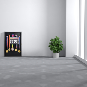 Espositore per Medaglie con Clip per Distintivi, Porta Premi Sportivi in Legno Nero per Collezionisti - Product Image 6