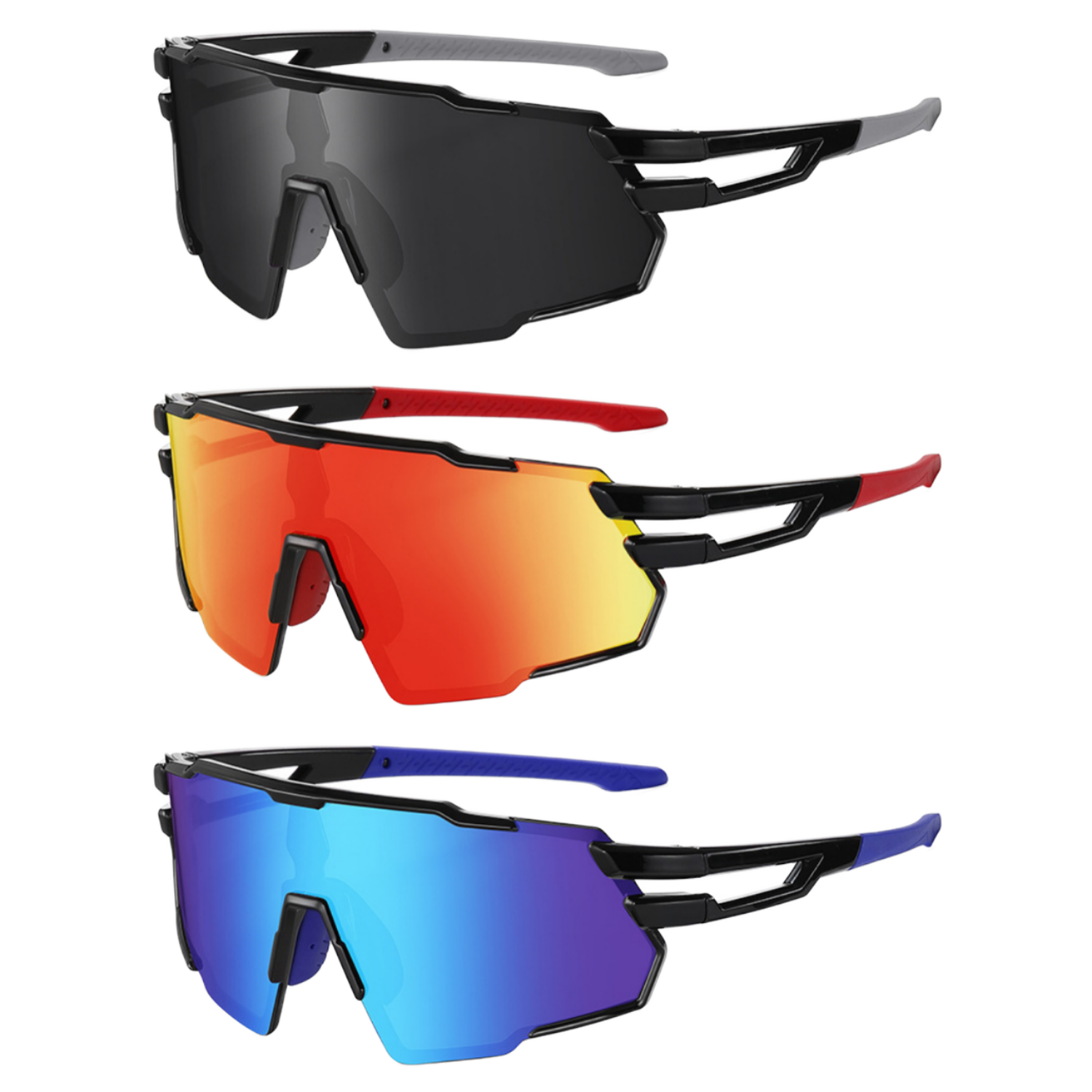 2025 Fashion Cycling New Arrival Hot Sale Outdoor MTB Bike Bicycle Riding Big Frame Sports Sunglasses for Men and Women