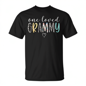T-shirt One Loved Grammy, cadeau de fête des mères pour grand-mère - Product Image 2