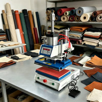 Nouvelle presse à chaud mini DSMC 220V 20x30cm pour estampage de feuilles d'or sur emballages de sachets de thé