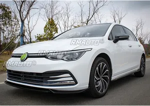 ชุดแต่งรอบคันสำหรับรถยนต์ VW Golf MK8 Pro GTI R-Line ปี 2021-2024 ชุดแต่งกันชนหน้าแบบดิฟฟิวเซอร์ สีดำเงา สปอยเลอร์กันชนหน้า อุปกรณ์ตกแต่งรถยนต์ - Product Image 4