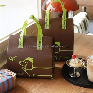 Non-Woven Disposable Thermal Insulated Food Bag for Delivery Cooler Bag Aluminum Foil Lined for Milk Cake Dessert Take Out Bags - Product Image 1