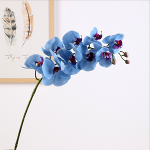 9 cabezas barato decoración Real Touch venta al por mayor de látex Artificial orquídeas flor - Product Image 5