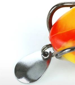 Tête de serpent basse appât grenouille Double crochet réaliste Double hélices grenouilles grenouille intelligente agriculture leurre tête de serpent appâts leurres - Product Image 3