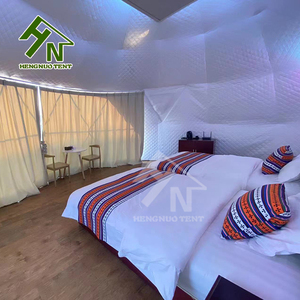 Tenda a Cupola Geodetica per Resort Turistico Eco-Friendly, con Lucernario per Osservare le Stelle, Struttura in Acciaio Zincato per Quattro Stagioni - Product Image 6