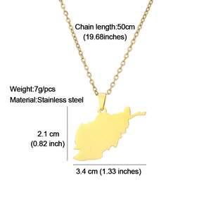 Ожерелье с эмалью из нержавеющей стали - Product Image 4